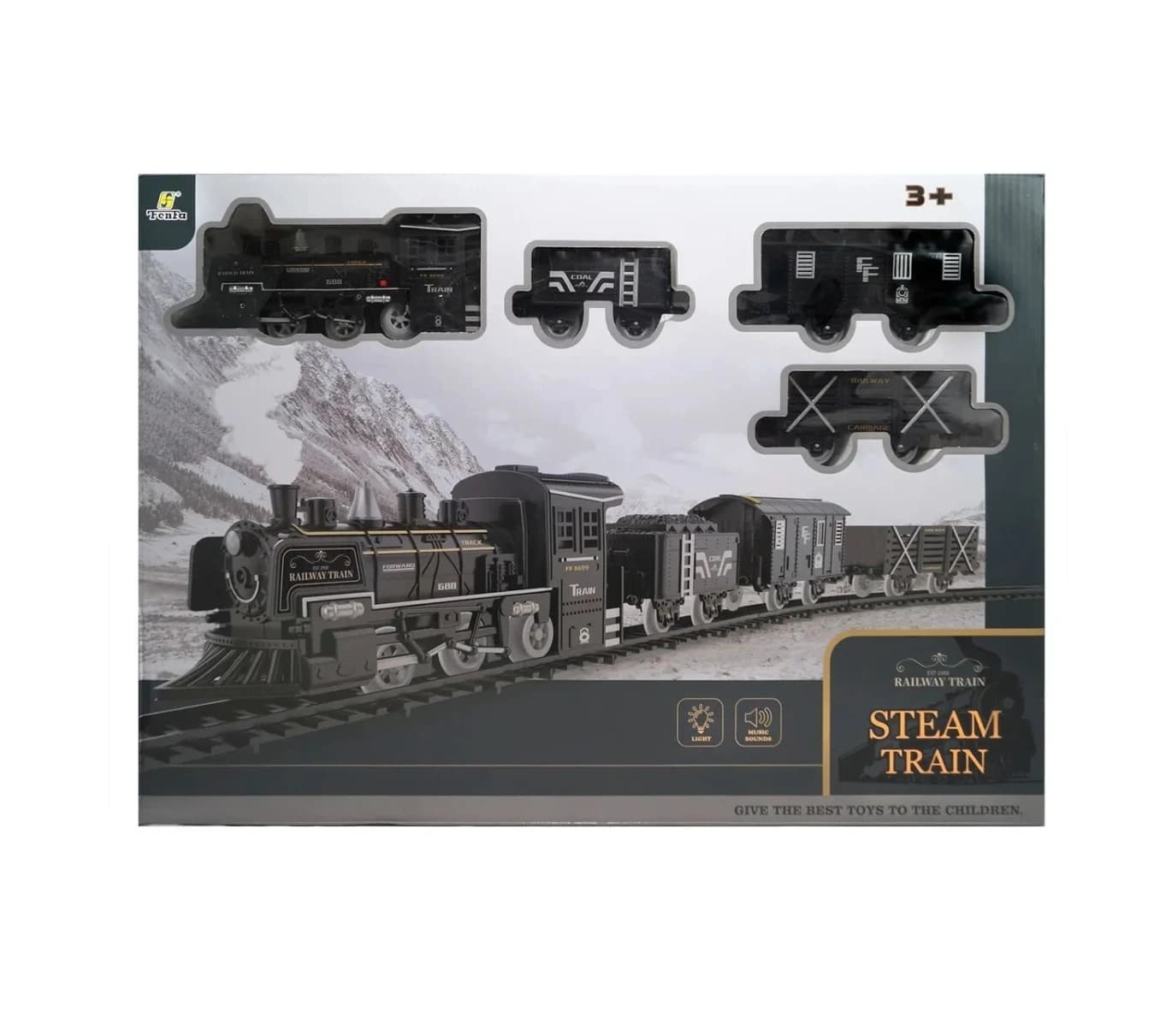 Steam Train Transport Set