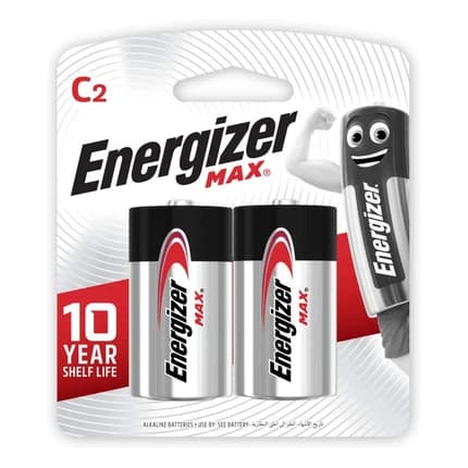 ENERGIZER C BATTERY - 2PCS