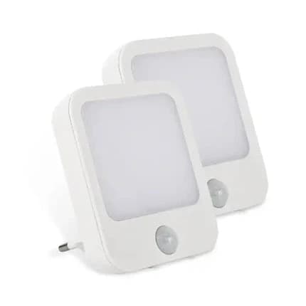 Auto LED night lights Smart Sensor Control Mini Plug Bed