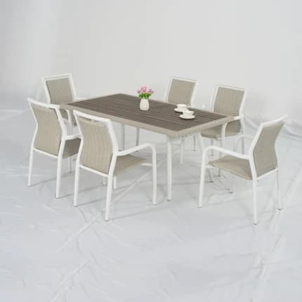 LUXURY GARDEN DINING SET - 7 PIECES