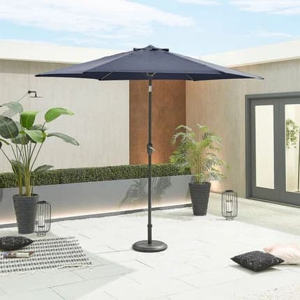 Aluminum circular umbrella 2.5 m
