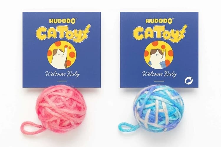 Wool ball cat toy