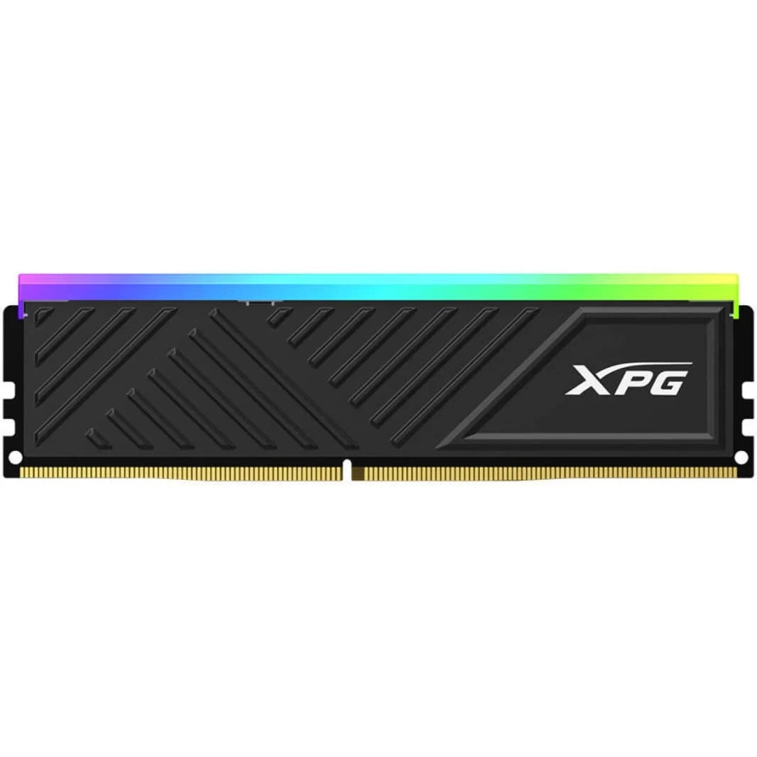 ADATA XPG SPECTRIX D35G 8GB RGB DDR4 Desktop Memory, 3600 MHz Clock Speed, CL18 Latency, Supports Intel XMP 2.0, 1.35V, RoHS Compliant, Black,