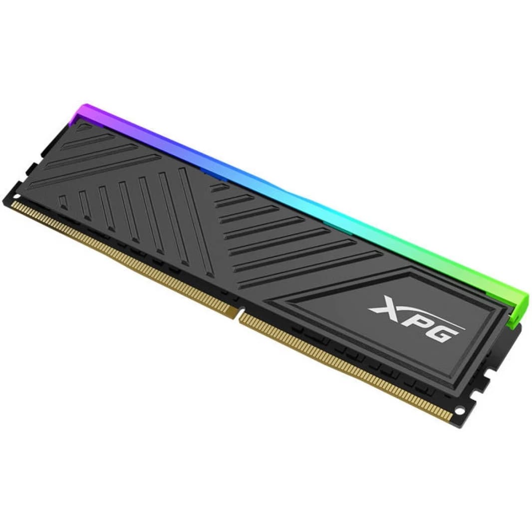 ADATA XPG SPECTRIX D35G 8GB RGB DDR4 Desktop Memory, 3600 MHz Clock Speed, CL18 Latency, Supports Intel XMP 2.0, 1.35V, RoHS Compliant, Black,