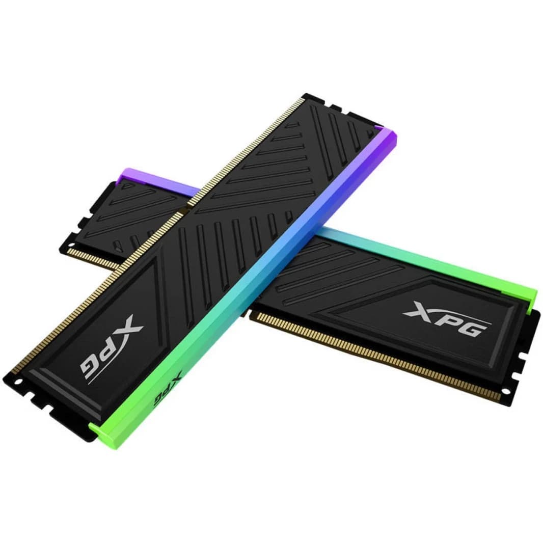 ADATA XPG SPECTRIX D35G 8GB RGB DDR4 Desktop Memory, 3600 MHz Clock Speed, CL18 Latency, Supports Intel XMP 2.0, 1.35V, RoHS Compliant, Black,