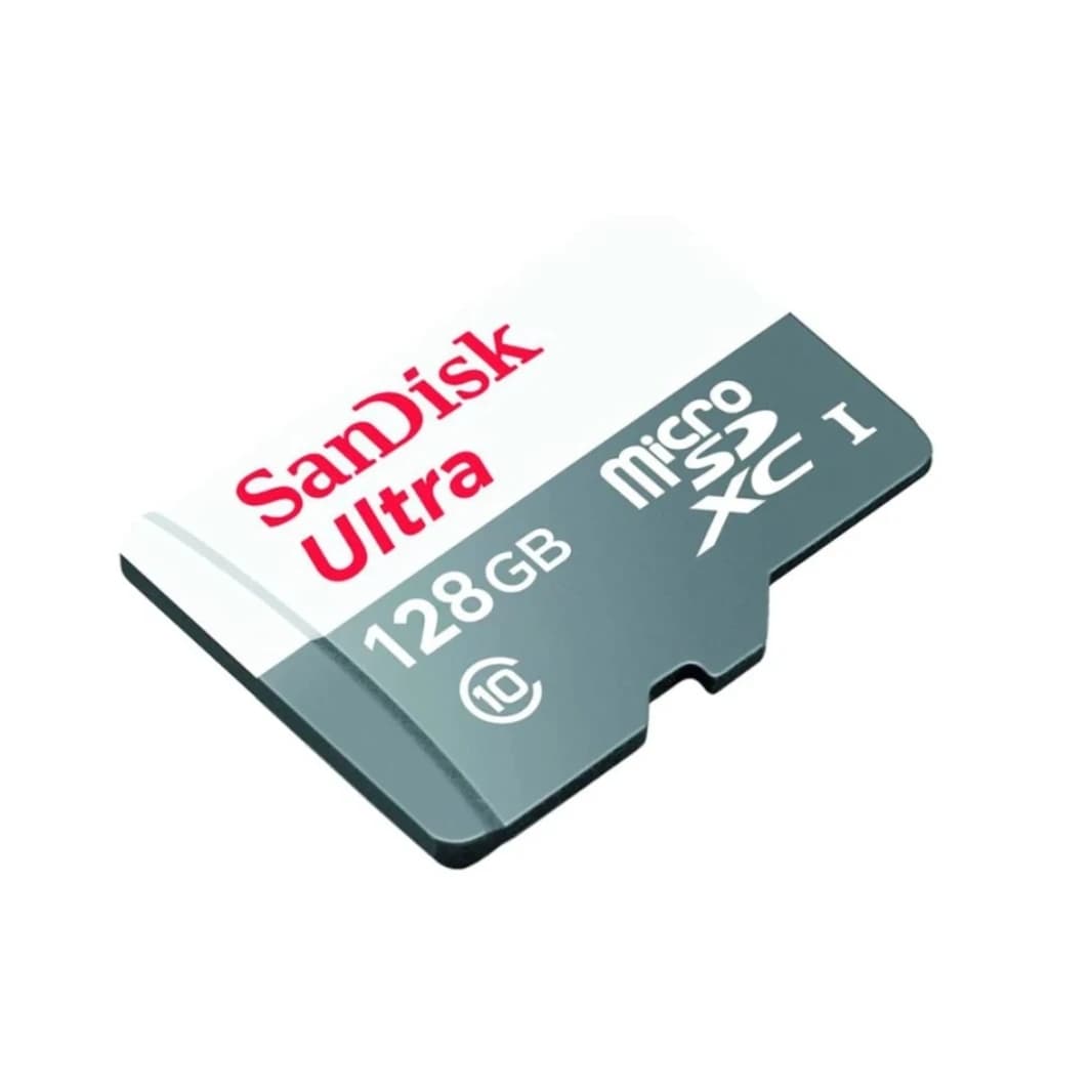 SanDisk 128GB Ultra microSDXC UHS-I Memory Card Up to 100 MB/s C10, Full HD, Micro SD Card