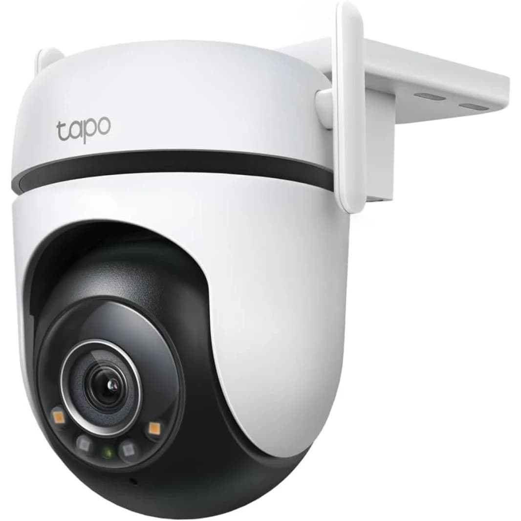 TP-Link Tapo C520WS Outdoor Pan/Tilt Security Wi-Fi Camera with Smart Motion Tracking, IP66 Weatherproof, Multiple Installation Options and Voice Activated Wired/Wireless Networking, White