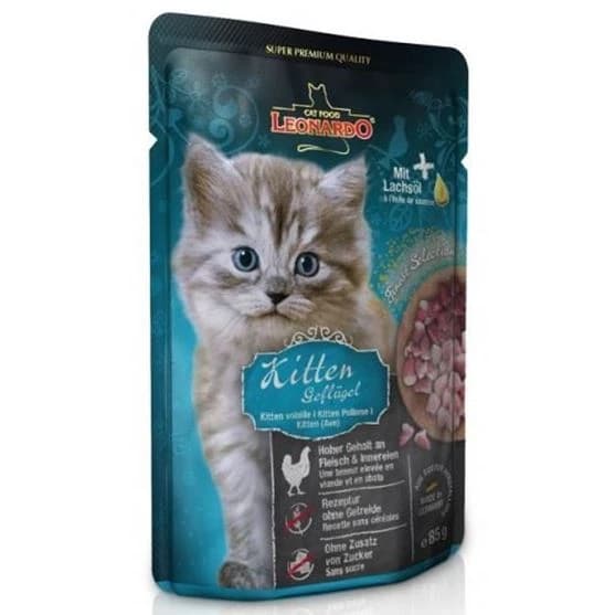 Leonardo Kitten Poultry 85g (16/pack)
