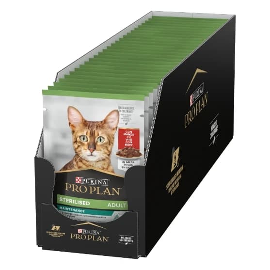Pro Plan Sterilised Adult Beef in Gravy 26x85 g