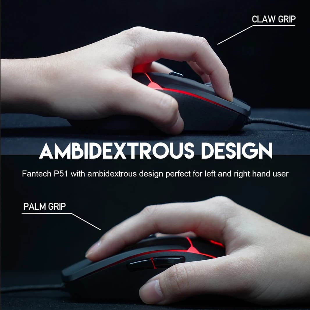 FANTECH P51 Power Bundle Gaming Keyboard and Mouse