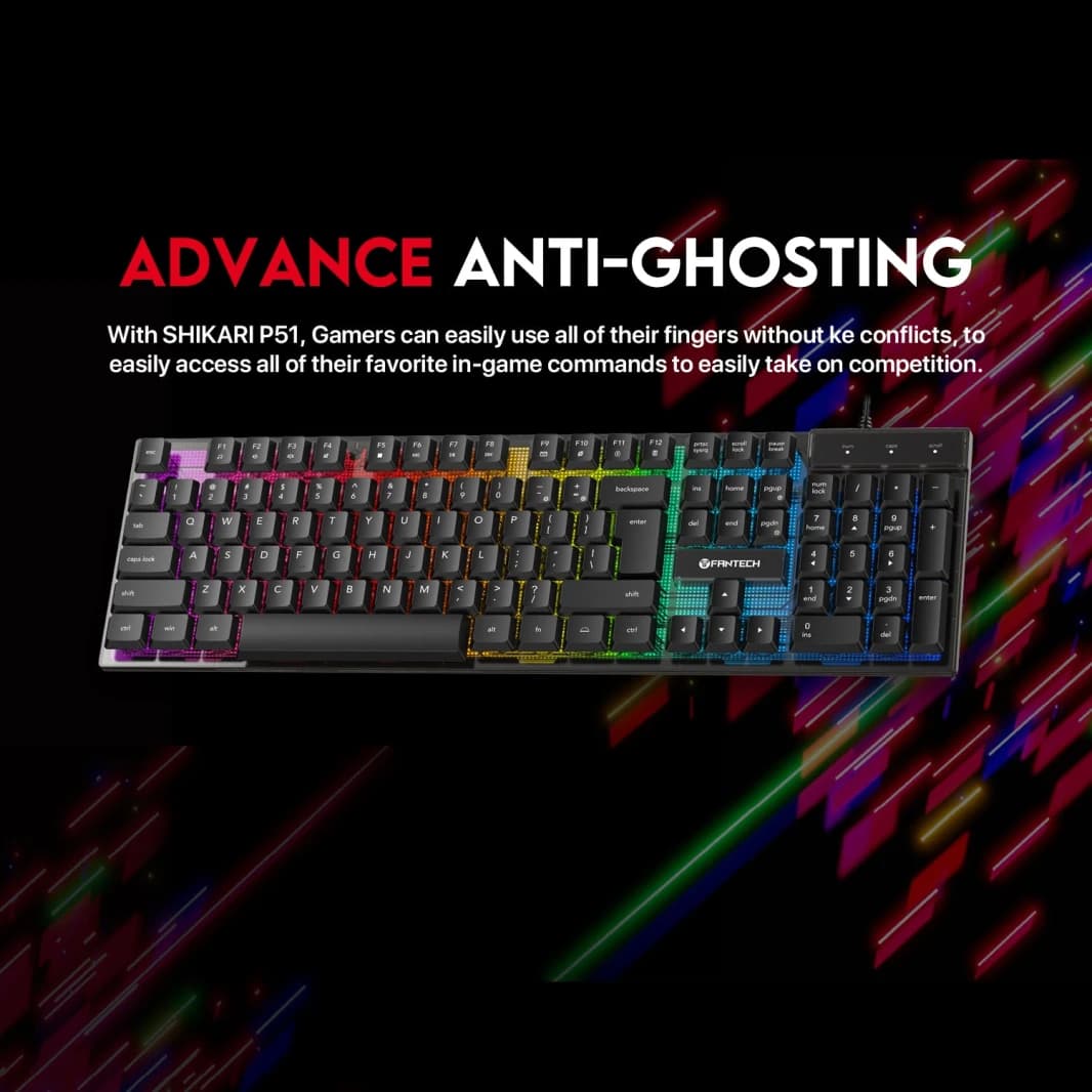 FANTECH P51 Power Bundle Gaming Keyboard and Mouse