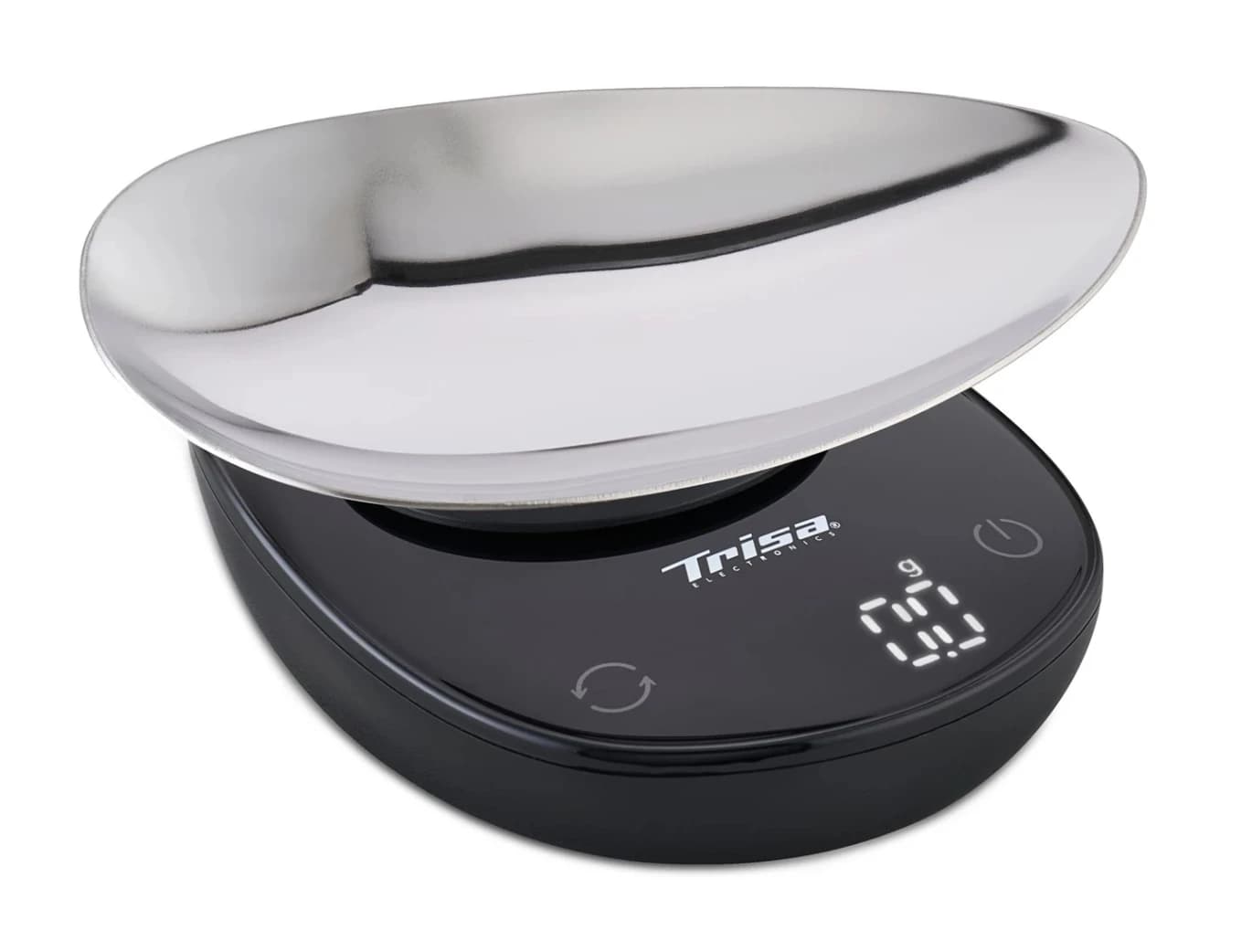 Trisa Digital Kitchen Scale, Favour Scale, Black