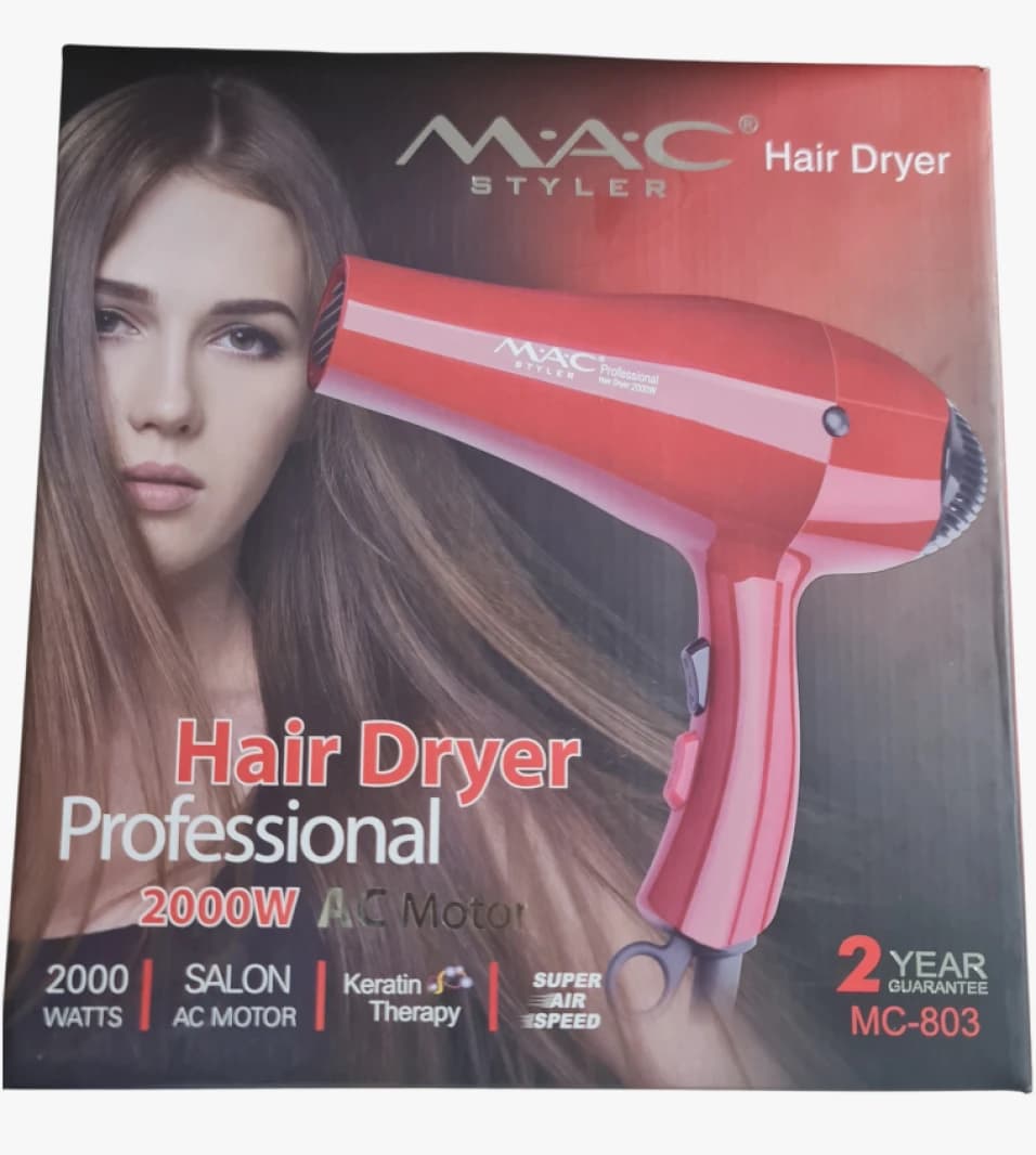 Mac Red Hair Dryer