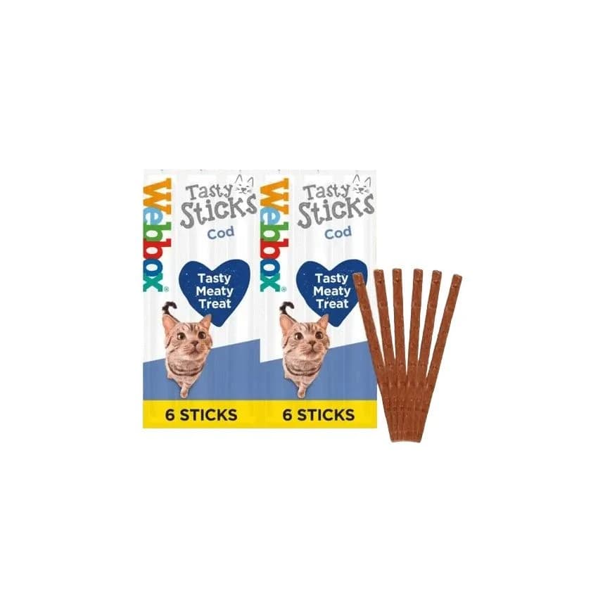 Webbox Tasty Sticks MSC Cod Cat Treats