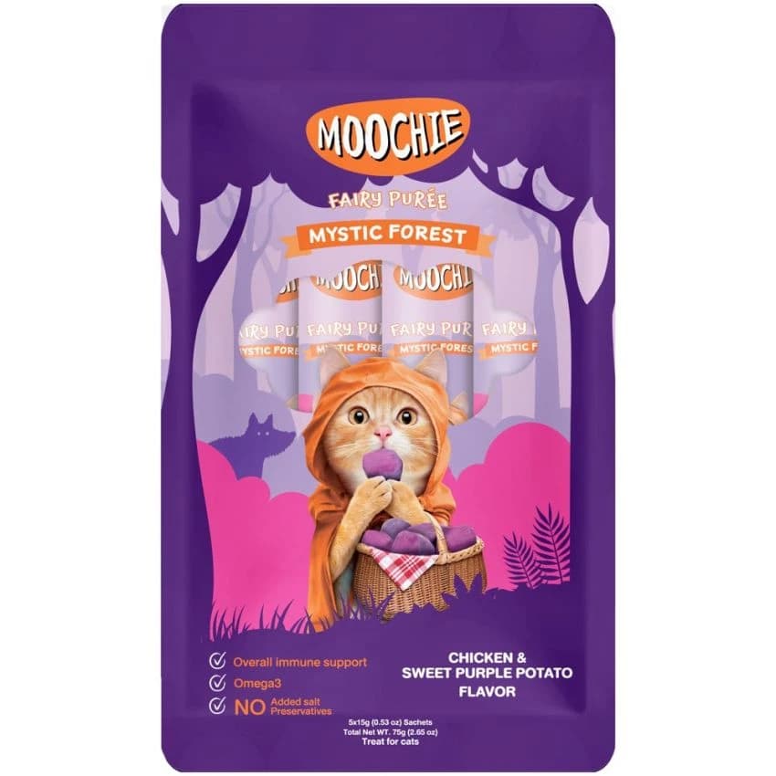 Moochie Fairy Puree Chicken & Purple Sweet Potato 5×15g