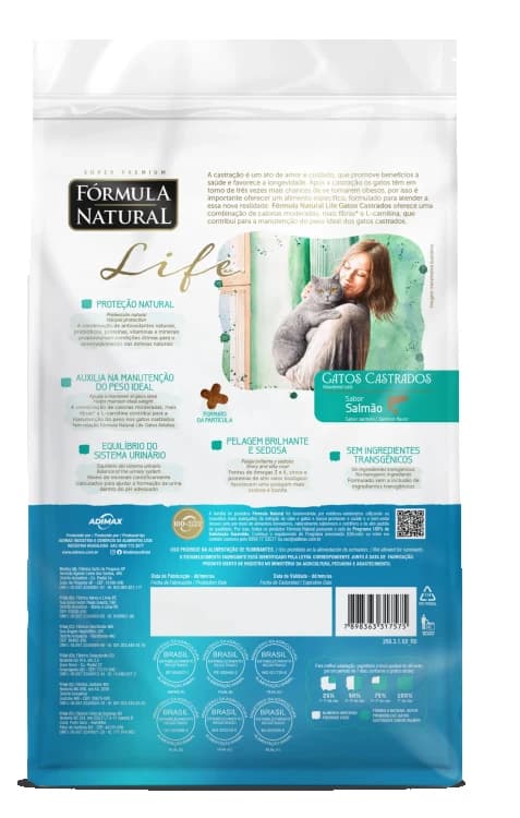 Formula Life Super Premium Natural Salmon for Sterilized Cats