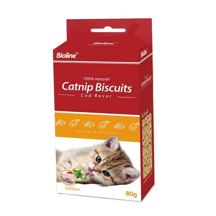 Bioline Crunchy Catnip Biscuits