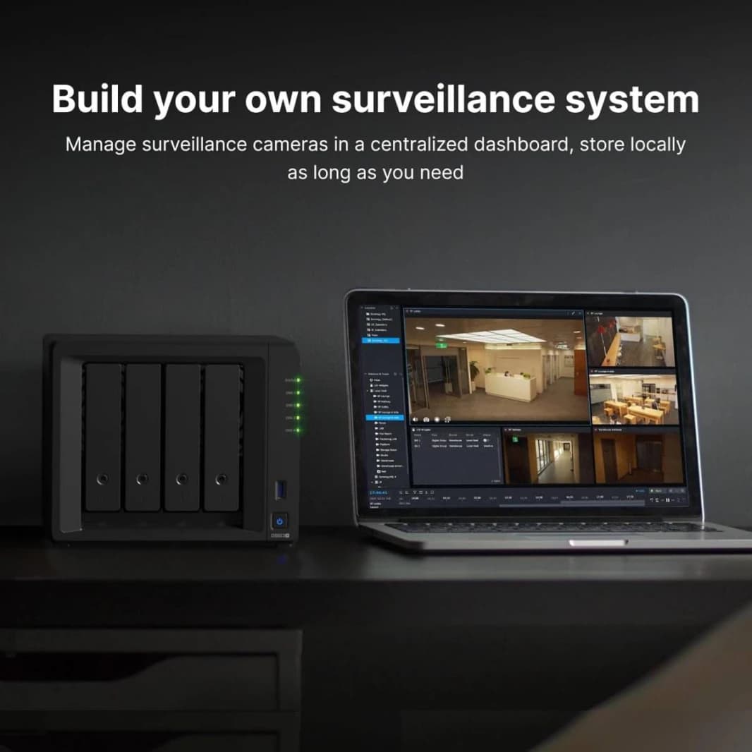 Synology DiskStation DS923+ 4-Bay Diskless NAS w/ Ryzen R1600 Dual Core & 4GB DDR4