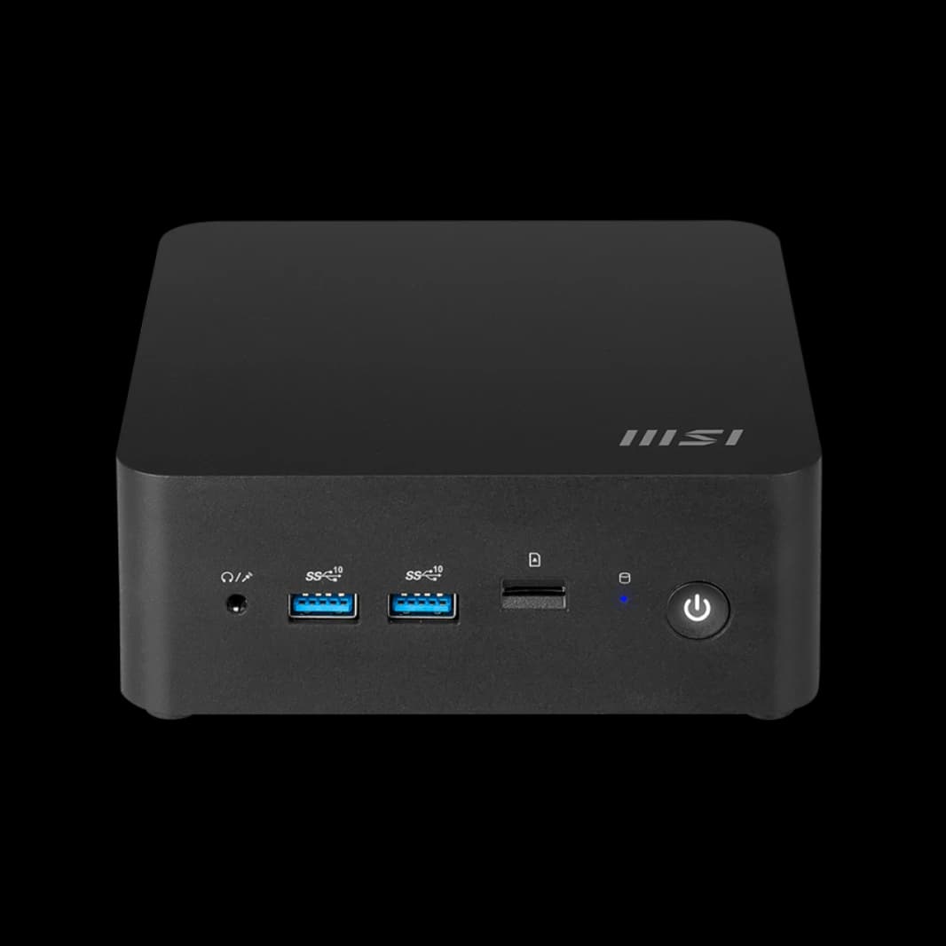 MSI Cubi 1M Mini PC NUC Intel Core 3 100U Customized Ram up to 64 GB Customized Storage HDD or SSD Two Thunderbolt™ 4, Dual 2.5G LAN & dTPM support - 3 Year Warranty