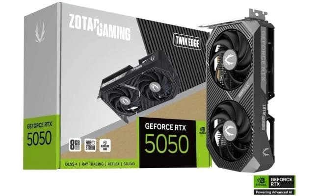 ZOTAC GAMING GeForce RTX 5050 Twin Edge 8GB GDDR6 - Graphics Card