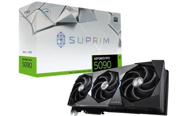 MSI GeForce RTX 5090 SUPRIM OC 32GB GDDR7 - Graphics Card