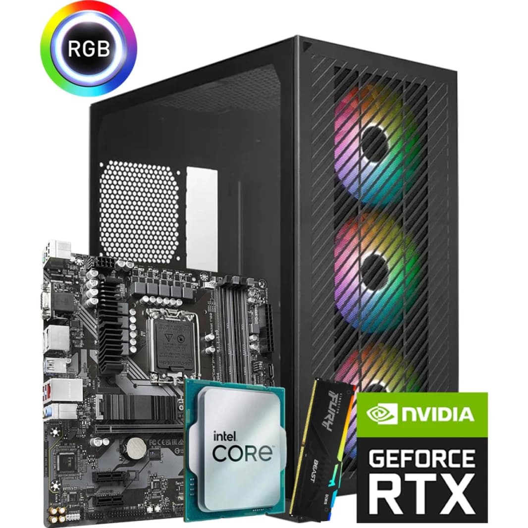 INTEL CORE i5 12400F // RTX 5050 8GB // 16GB RAM DDR4 - PC Build