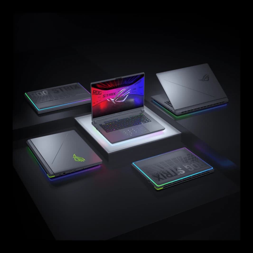 لابتوب ROG Strix G18 الجديد 2025، معالج Intel® Core™ i7 14650HX، بطاقة رسومات NVIDIA® GeForce RTX™ 5050 بذاكرة 8GB GDDR7، شاشة 18 بوصة FHD+ بتردد 144 هرتز - رمادي إكليبس