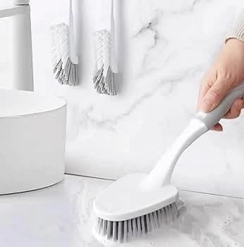 BrushPro Premium Surface Cleaning Brush for Various Spaces with Ergonomic Wooden Handle Smart Design