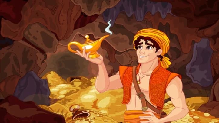 Aladdin and the magic lamp
