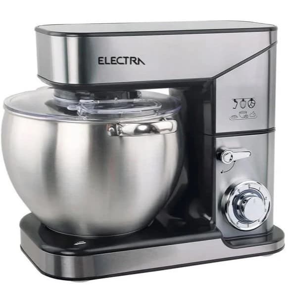 Electra Electric Kitchen Mixer Multitasking with Modern Metallic Design for Home Use
