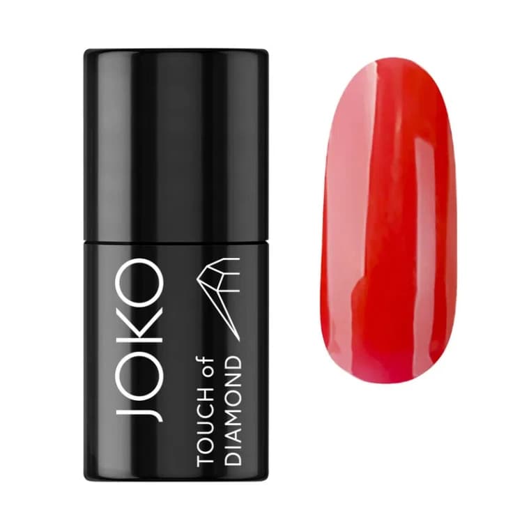 JOKO Nail Polish TOUCH OF DIAMONDS 47 FIERY RED