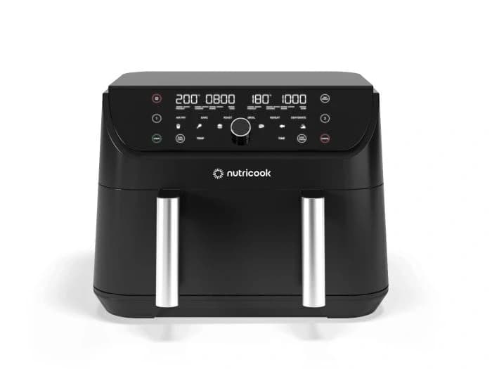 Nutricook 7.6L Air Fryer – Duo 2 FlexZone