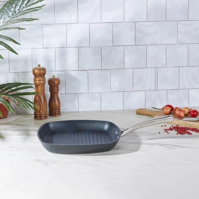 Diamond Granite Square Grill Pan, 28 cm, 2.3 Liter
