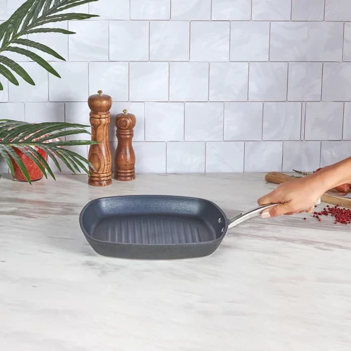 Diamond Granite Square Grill Pan, 28 cm, 2.3 Liter