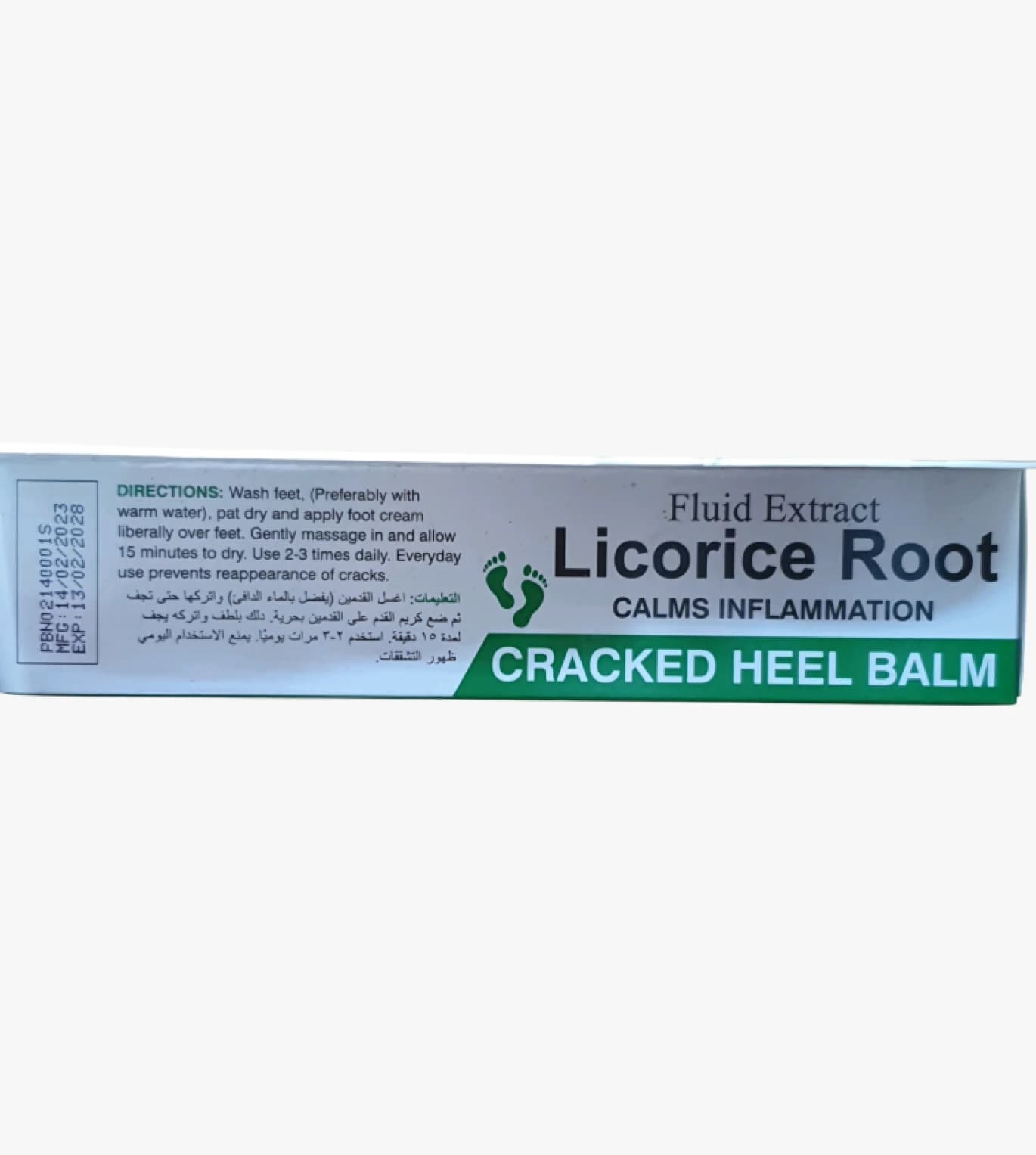 Dr. Davey Licorice Root Cracked Heel Balm for Dry & Cracked Skin Healing and Inflammation Calming Solution