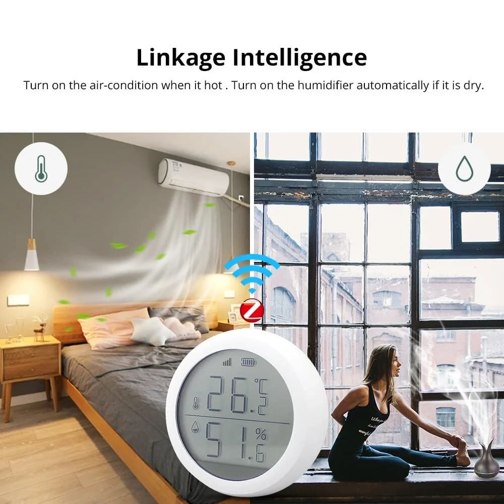 Zigbee - Zemismart-Temperature And Humidity Sensor - Zigbee