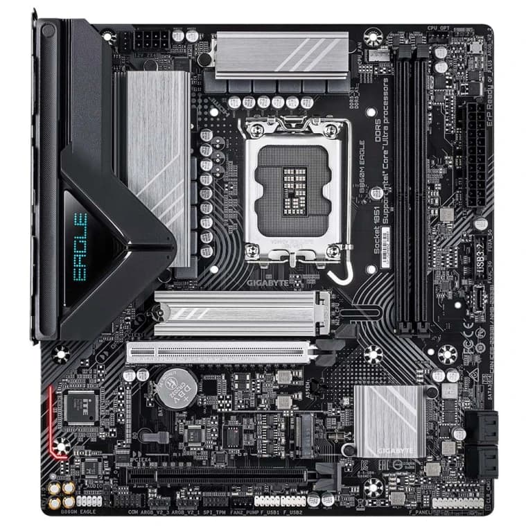 Gigabyte B860M EAGLE Motherboard Work with Intel Core Ultra CPU’s LGA 1851 B860M-EAGLE