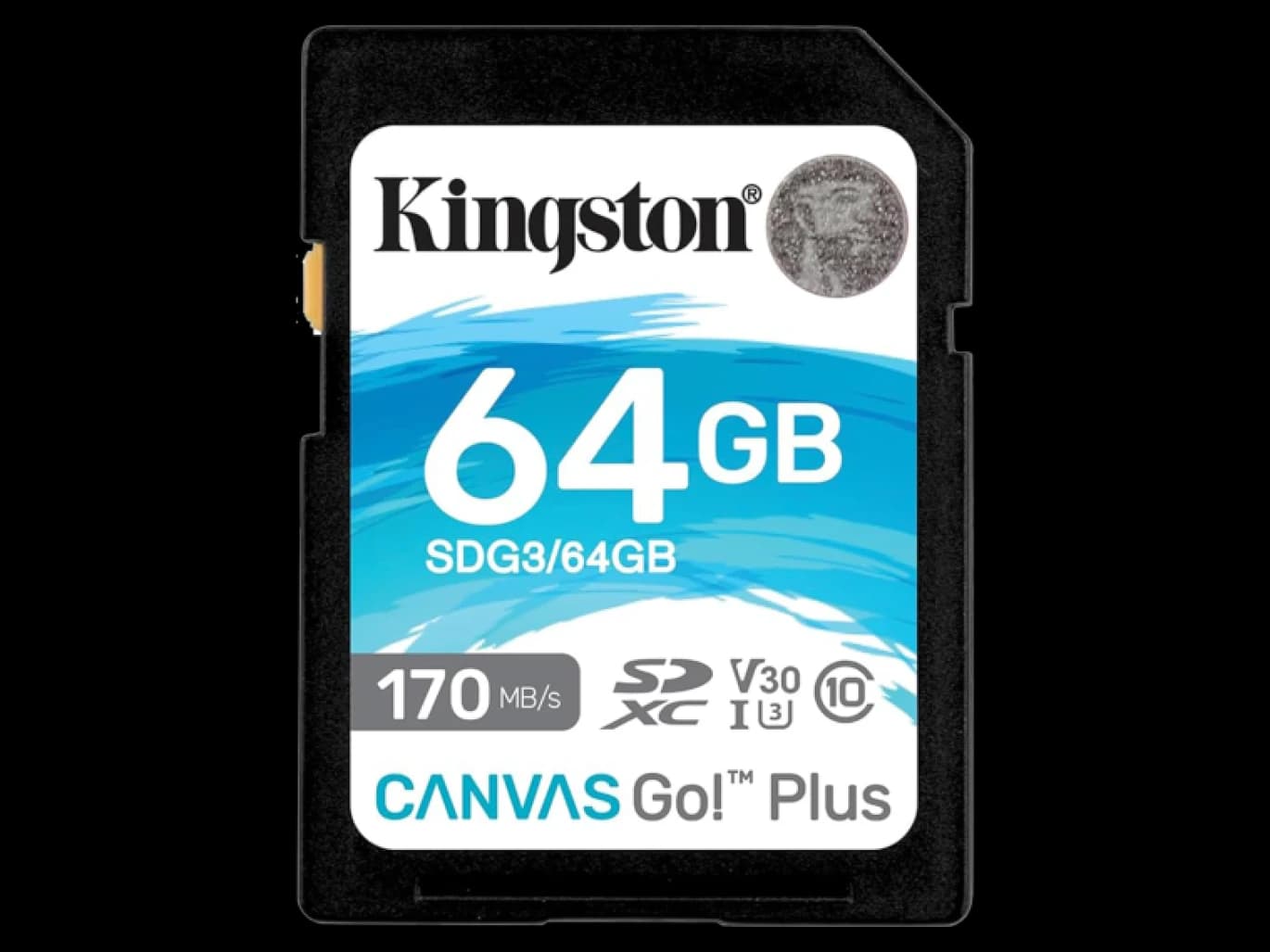 Kingston Canvas Go! Plus UHS-I SDXC Memory Card 64GB