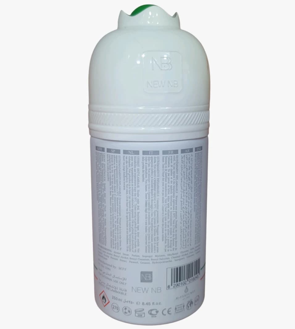 New NB Laco White Perfume Spray for Men with Refreshing Long-Lasting Scent for Daily Use