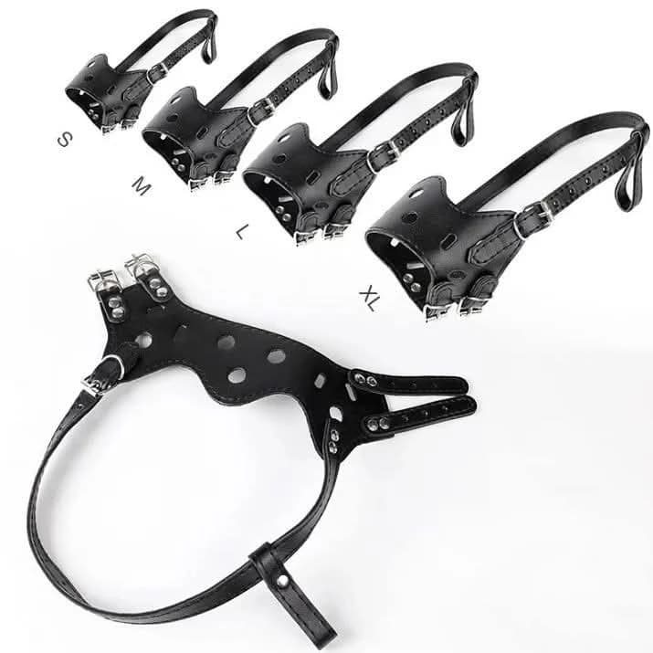 Leather Dog Muzzle, All Sizes