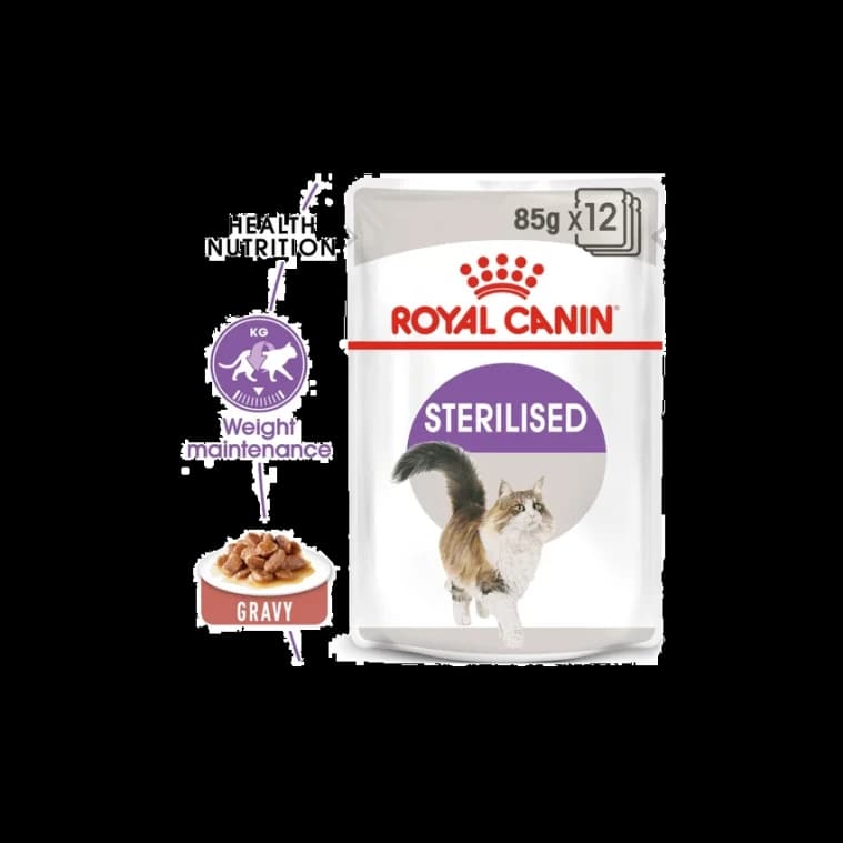 STERILISED IN GRAVY 85g