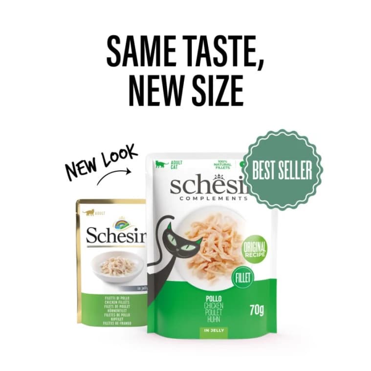 Schesir Complements Wet Cat Chicken in Jelly Pouch 70g