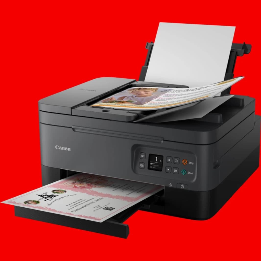 Canon PIXMA TS7440 Wireless Colour All in One Inkjet Photo Printer, Black
