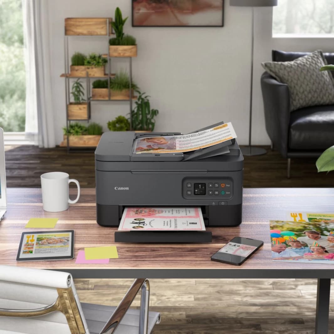 Canon PIXMA TS7440 Wireless Colour All in One Inkjet Photo Printer, Black