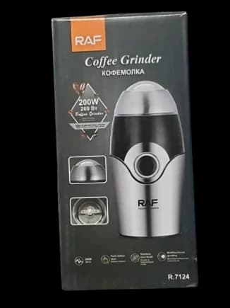 RAF Powerful Electric Coffee Grinder Multifunctional High Capacity for Coffee and Spice Lovers, Modern Design and Versatile Grinder