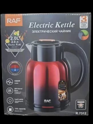 RAF Modern Electric Kettle with 2.0L Capacity Featuring Stylish Design and Advanced Features for Efficiency-Seeking Households