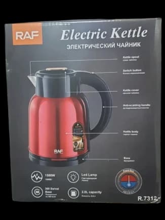 RAF Modern Electric Kettle with 2.0L Capacity Featuring Stylish Design and Advanced Features for Efficiency-Seeking Households
