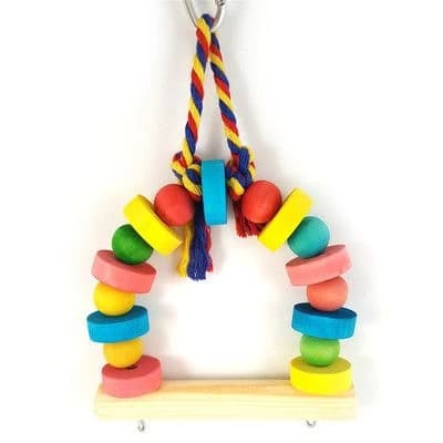 Colorful Wooden Swing Toy