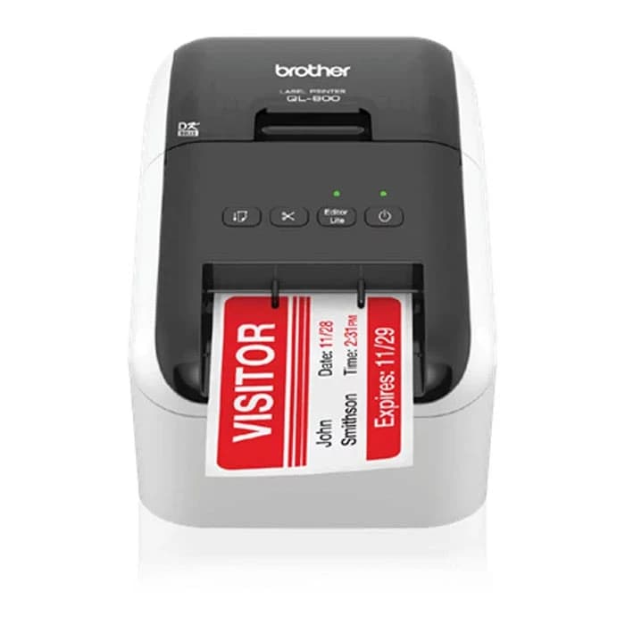 طابعة الملصقات للأعمال QL-800 من Brother