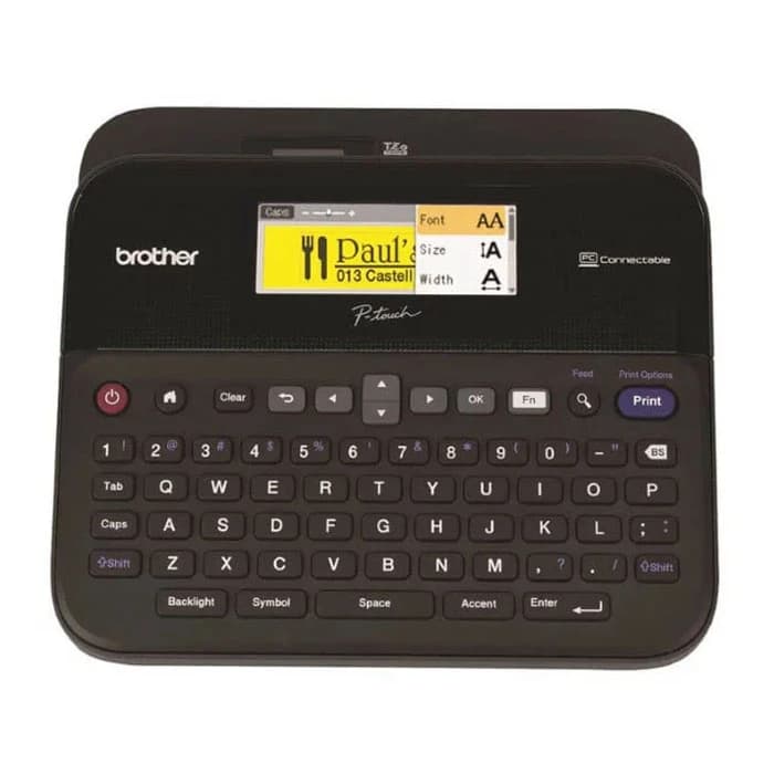طابعة الملصقات المكتبية Brother P-touch PT-D600VP